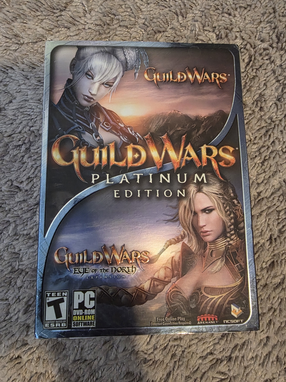Platinum Edition Guild Wars For PC Complete.